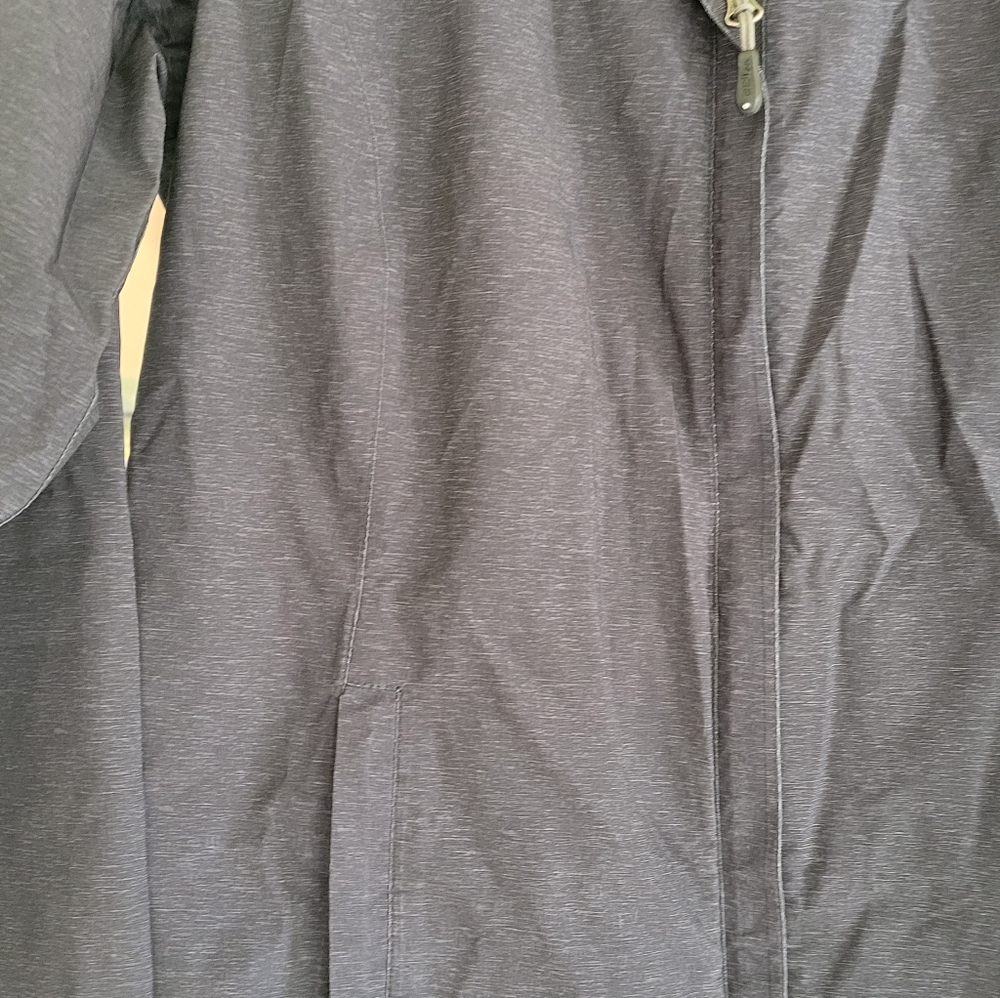 Dark Gray Zip-Up Jacket Size Small - Picture 3 of 6